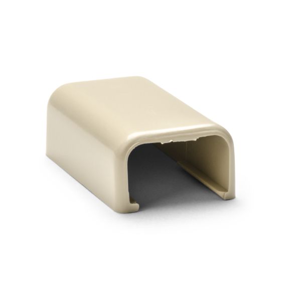 HellermannTyton TSRP1I-36 End Cap, 3/4", PVC, Ivory, 1/bag