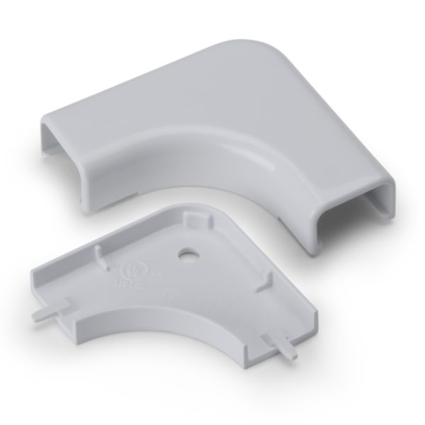 HellermannTyton TSRP1W-25-1 Elbow Cover, 3/4", 1" Bend Radius, PVC, White, 1/bag