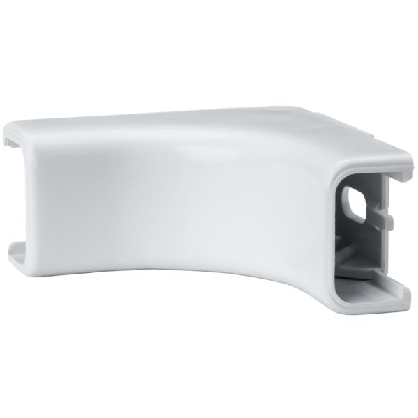 HellermannTyton TSRP1W-33-1 Internal Corner Cover, 3/4", 1" Bend Radius, PVC, White, 10/bag