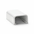 HellermannTyton TSRP1W-36 End Cap, 3/4", PVC, White, 1/bag