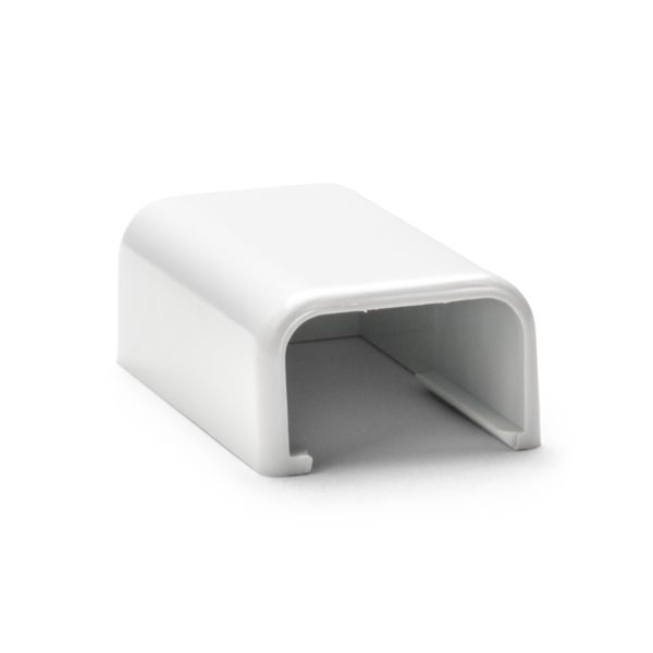 HellermannTyton TSRP1W-36 End Cap, 3/4", PVC, White, 1/bag