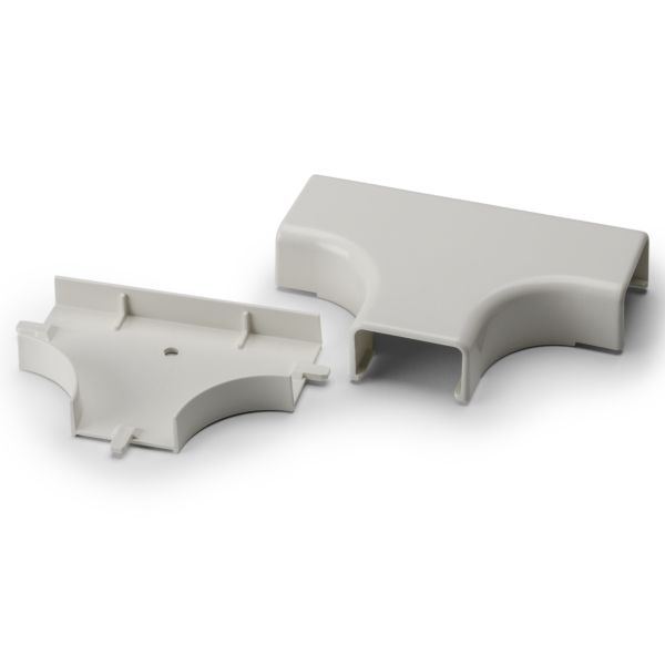 HellermannTyton TSRP2FW-21-1 Tee Cover, 1-1/4", 1" Bend Radius, PVC, Office White, 1/bag