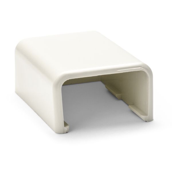 HellermannTyton TSRP2FW-36 End Cap, 1-1/4", PVC, Office White, 1/bag