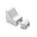 HellermannTyton TSRP2FW-50 Ceiling Drop, 1-1/4", PVC, Office White, 1/bag