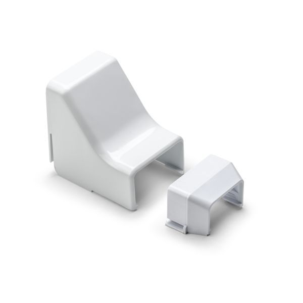 HellermannTyton TSRP2FW-50 Ceiling Drop, 1-1/4", PVC, Office White, 1/bag