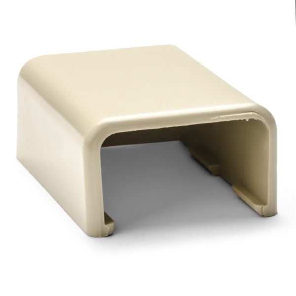 HellermannTyton TSRP2I-36 End Cap, 1-1/4", PVC, Ivory, 1/bag