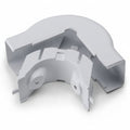 HellermannTyton TSRP2W-29-1 External Corner Cover, 1-1/4", 1" Bend Radius, PVC, White, 1/bag