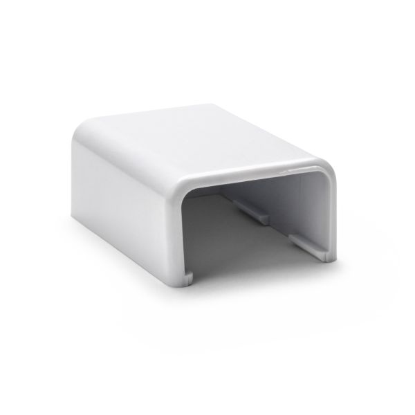 HellermannTyton TSRP2W-36 End Cap, 1-1/4", PVC, White, 1/bag