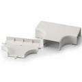 HellermannTyton TSRP3FW-21-1 Tee Cover, 1-3/4", 1" Bend Radius, PVC, Office White, 1/bag
