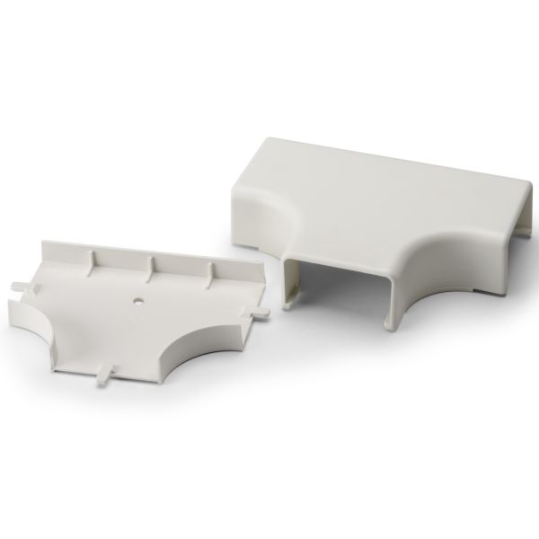 HellermannTyton TSRP3FW-21-1 Tee Cover, 1-3/4", 1" Bend Radius, PVC, Office White, 1/bag