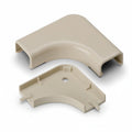 HellermannTyton TSRP3I-25-1 Elbow Cover, 1-3/4", 1" Bend Radius, PVC, Ivory, 1/bag