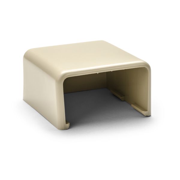 HellermannTyton TSRP3I-36 End Cap, 1-3/4", PVC, Ivory, 1/bag
