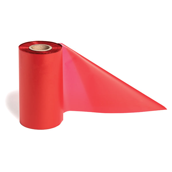 HellermannTyton TT822OUT2 Thermal Transfer Ribbon, 4.33" x 984', 1" Core, PET, Red, 1/pkg