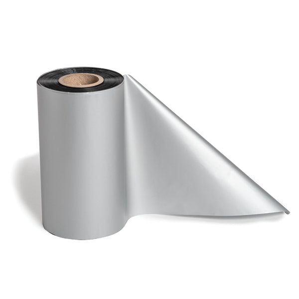 HellermannTyton TT822OUT8 Thermal Transfer Ribbon, 4.33" x 984', 1" Core, PET, Silver, 1/pkg