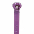 TY24M-7 Purple Polyamide (Nylon 6.6) Cable Tie (40 lb Tensile Strength)