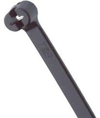 Thomas & Betts TY25M-0 7" 50lb UV Black 1000/bag