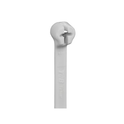 T&B TY24M-10 Cable Tie 140X3.6Mm 180N White Bulk