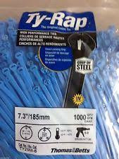 Thomas & Betts TY25M-6 7" 50lb Blue 1000/bag