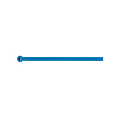 TY24M-6 Blue Polyamide (Nylon 6.6) Cable Tie (40lb Tensile Strength)