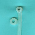 Thomas & Betts TYF535M Cable Tie 50lb 7" Natural Nylon with Stainless Steel Locking Device .138 Mounting Hole