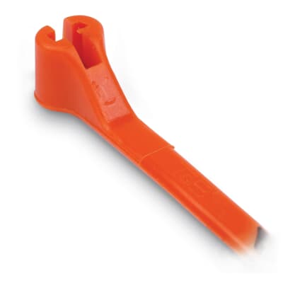 TY24M-3 Orange Nylon 6.6 Cable Tie (40 lb Tensile Strength)
