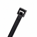 14" 75lb UV Black Cable Ties 100/bag