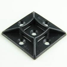 1" UV Black Adhesive Cable Tie Mounts 100/bag Part #CM100-0C