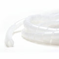 5/8" Diameter Polyethylene Natural Spiral Wrap 100ft/Spool 