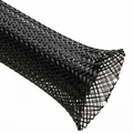 5/16" Black Techflex Flexo PET Expandable Braided Sleeving 150ft