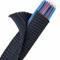 3/4” Black Techflex Grip Wrap Expandable Braided Sleeving with Hook and Loop Closure 25ft