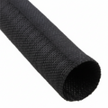 2” Black Techflex F6 Woven Wrap Woven Braided Sleeving 10ft