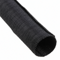 3/4” Black Techflex F6 Woven Wrap Woven Braided Sleeving 50ft