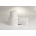 HellermannTyton TAG70T12-822 Thermal Transfer Labels, .25" x .25", 12 Across, Polyester, White, 10,000/roll
